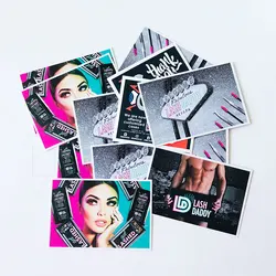 Custom Design Printing Lined Art Paper Cards Greeting Gift Post Cards Business Thank You Cards