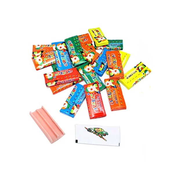 OEN wholesale fresh multi-fruit flavored gum Fun and tasty owl shaped jar tattoo sticker bubble gum