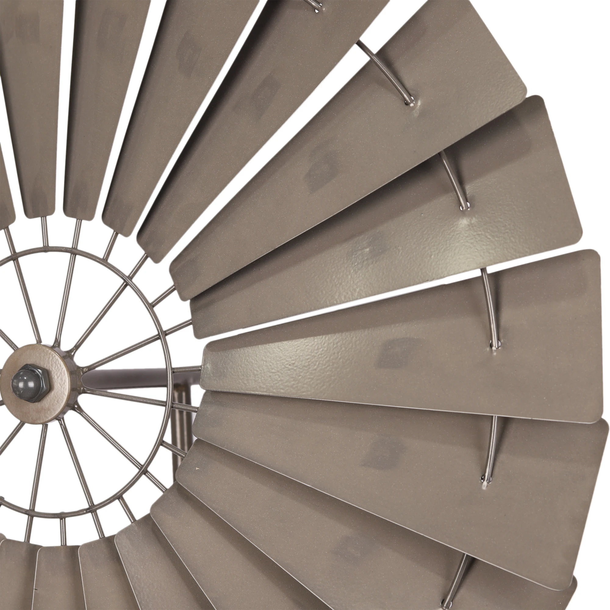 Outdoor Decor Vintage Vertical Wind Spinners Metal for Farm