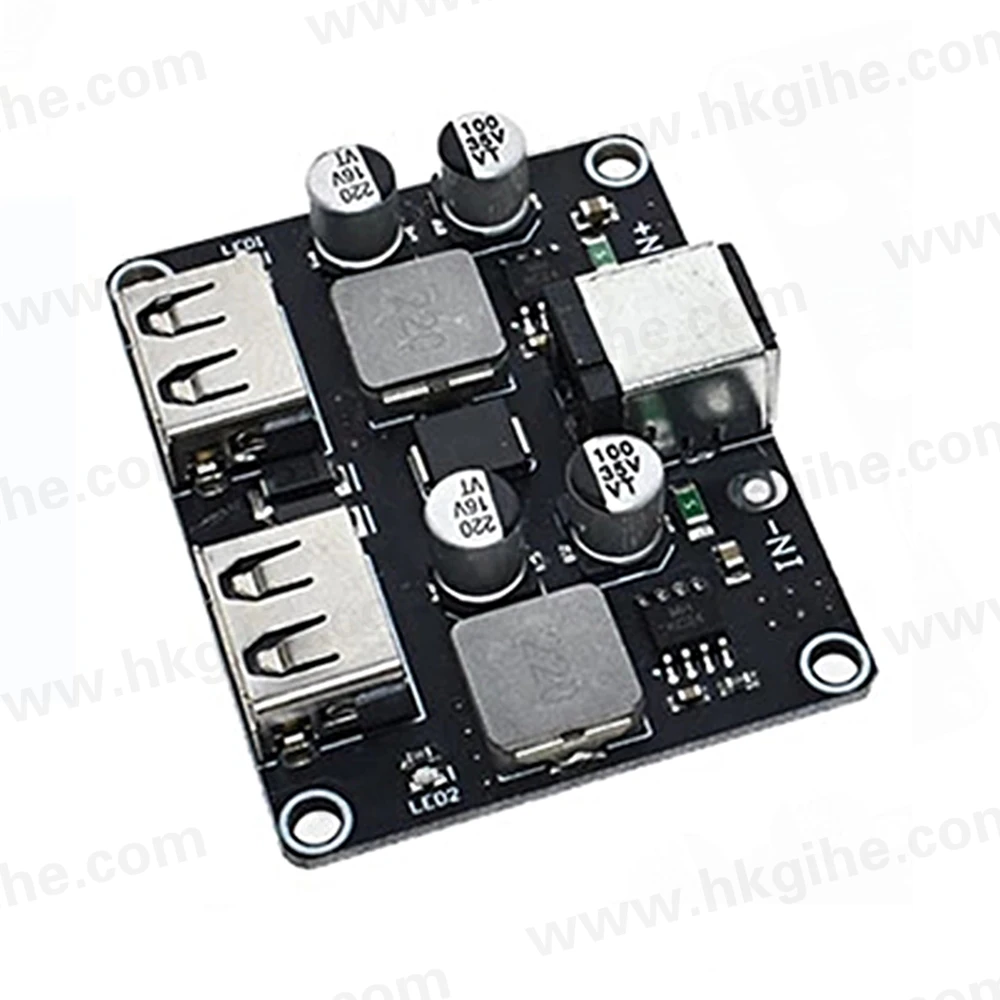 Лидер продаж, DC-DC USB QC3.0 QC2.0, 3 В, 5 В, 6-32 В, 9 В, 12 В, 24 В