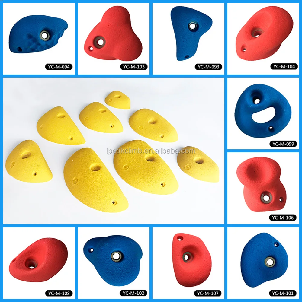 Avery Indoor Rock Climbing Holds Plastic Resin for Sports Park Playhouse Amusement Park Use for Children