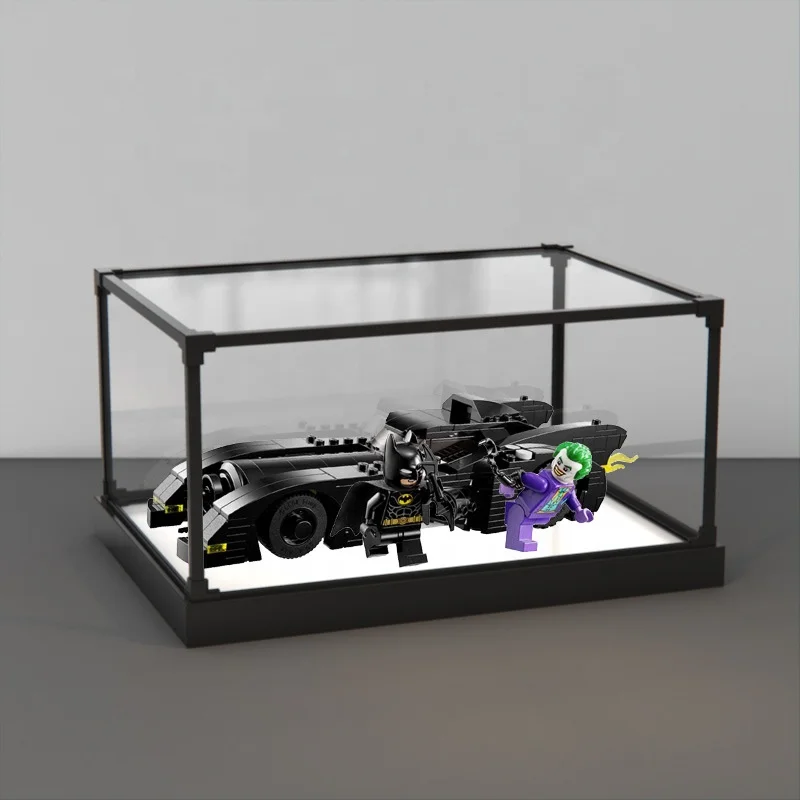Acrylic Display Case Box Clear Dustproof Protection Showcase for Collectibles Display