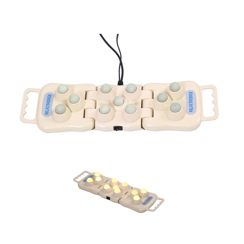 pop relax new invention best quality thermal natural round jade hot stone bio energy infrared heating 11 ball massage projector