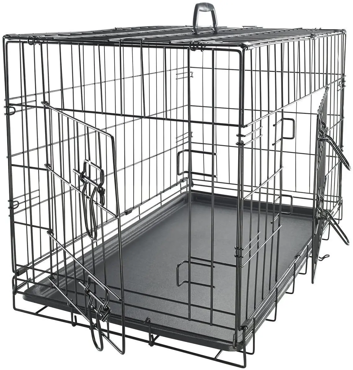 ZMaker Wholesale Portable Double Door Metal Foldable Pet Playpen Large Dog Cages