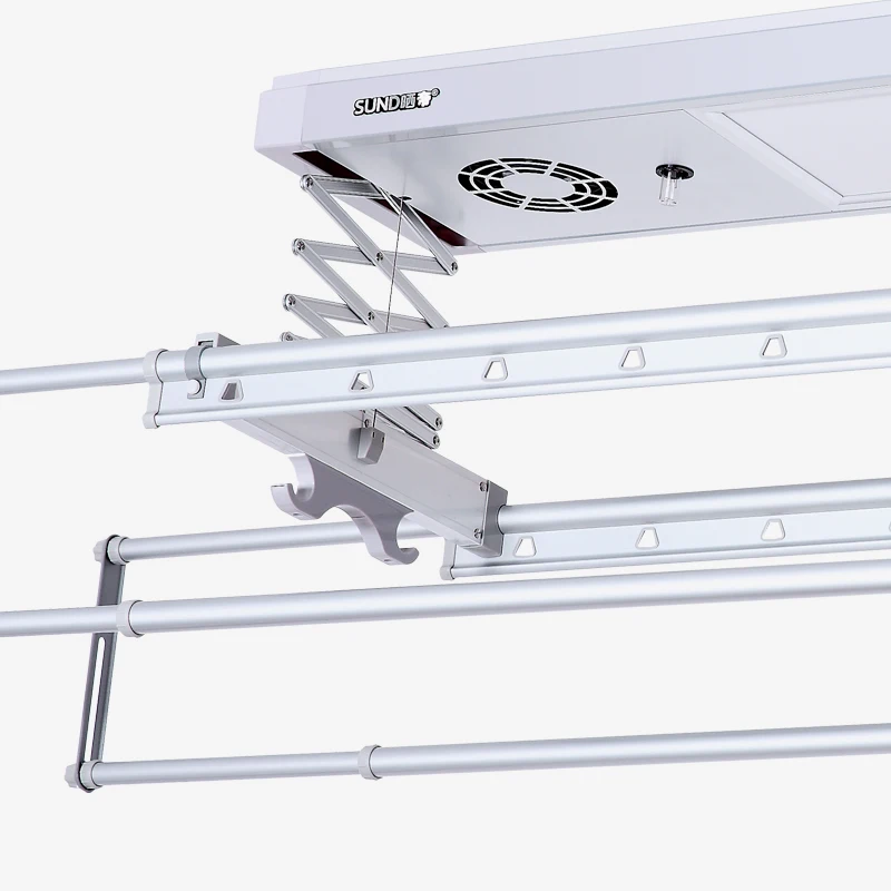 
2020 HOT SALE Quality assurance balcony aluminium LED lights Automatic smart Electric home clothes drying rack hanger machine 