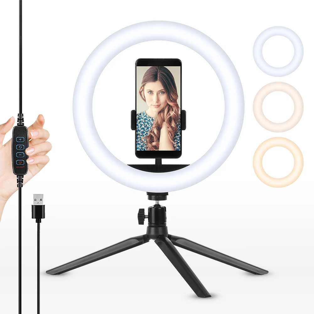 Wholesale Floor Lamps 10 Inch With Tripod Stand For Youtube Video Live Stream