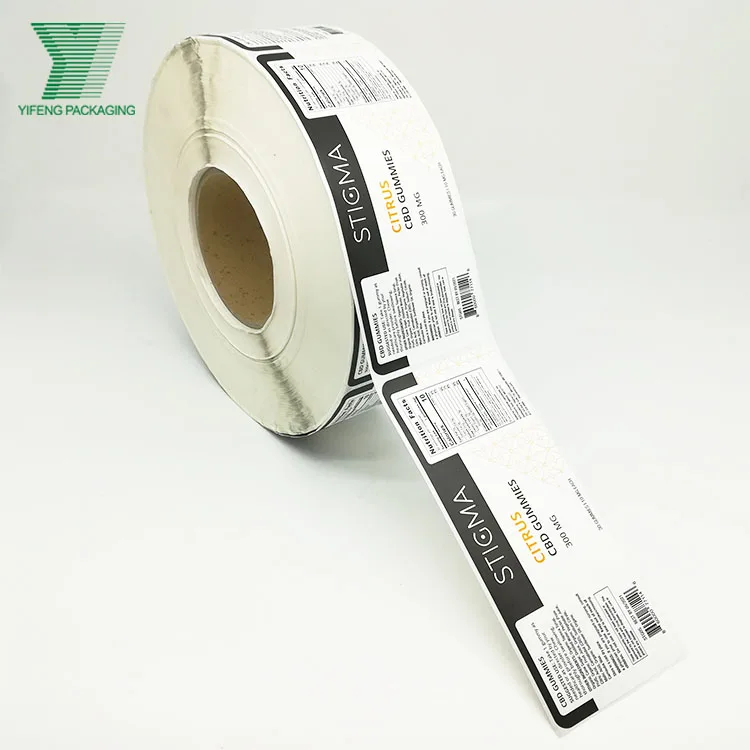 Guangzhou factory cheap wholesale custom print logo essential oils lip glosses sticker shampoo and conditioner private label