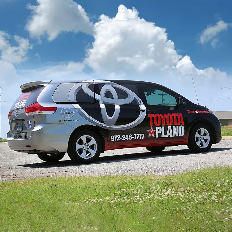 3M Print Self adhesive car Side Body Sticker advertising School bus commercial company logo custom car vehicle van stickers