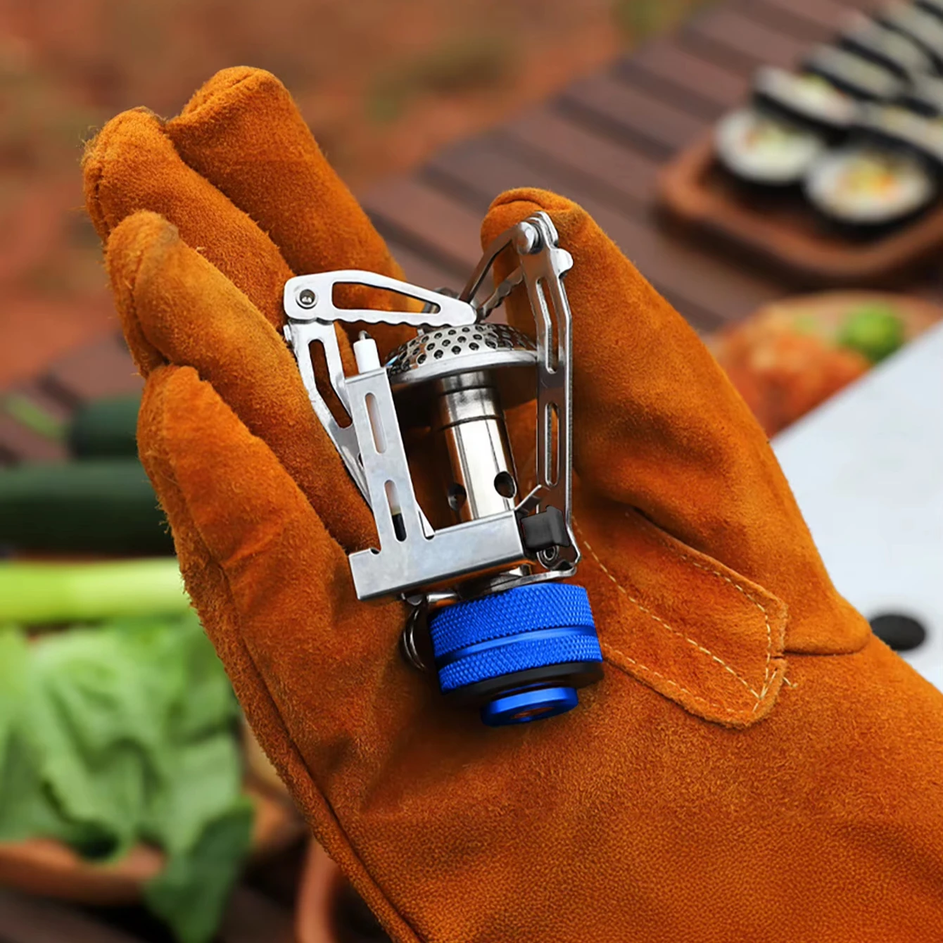 Portable Gas Camping Stove, Mini Portable Lightweight Backpack Camping Stoves For Outdoor Activities