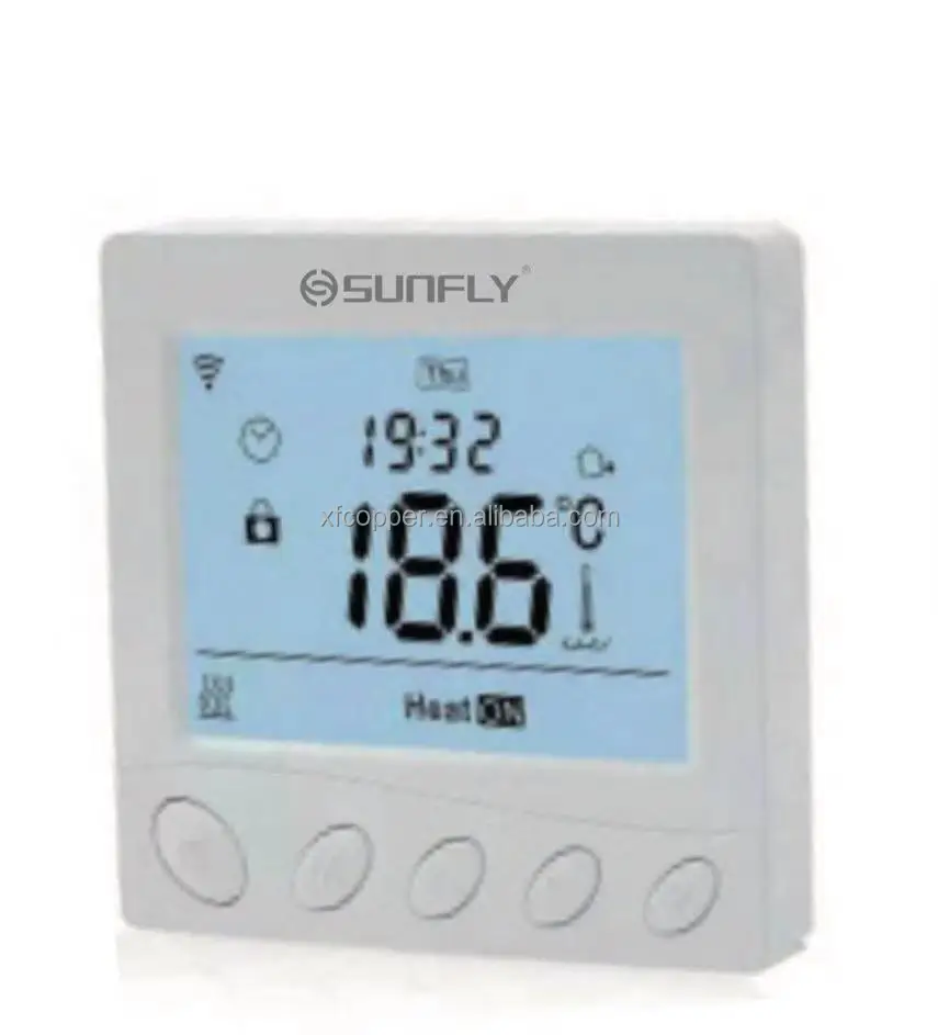 Electrical thermostat with WIFI  house underfloor heating system Intelligent LCD thermostat