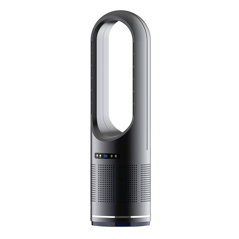 2023 Newest Design Cooler Bladeless Electric Fan Leafless Floor Air Cooling Tower Fan With Air Purification