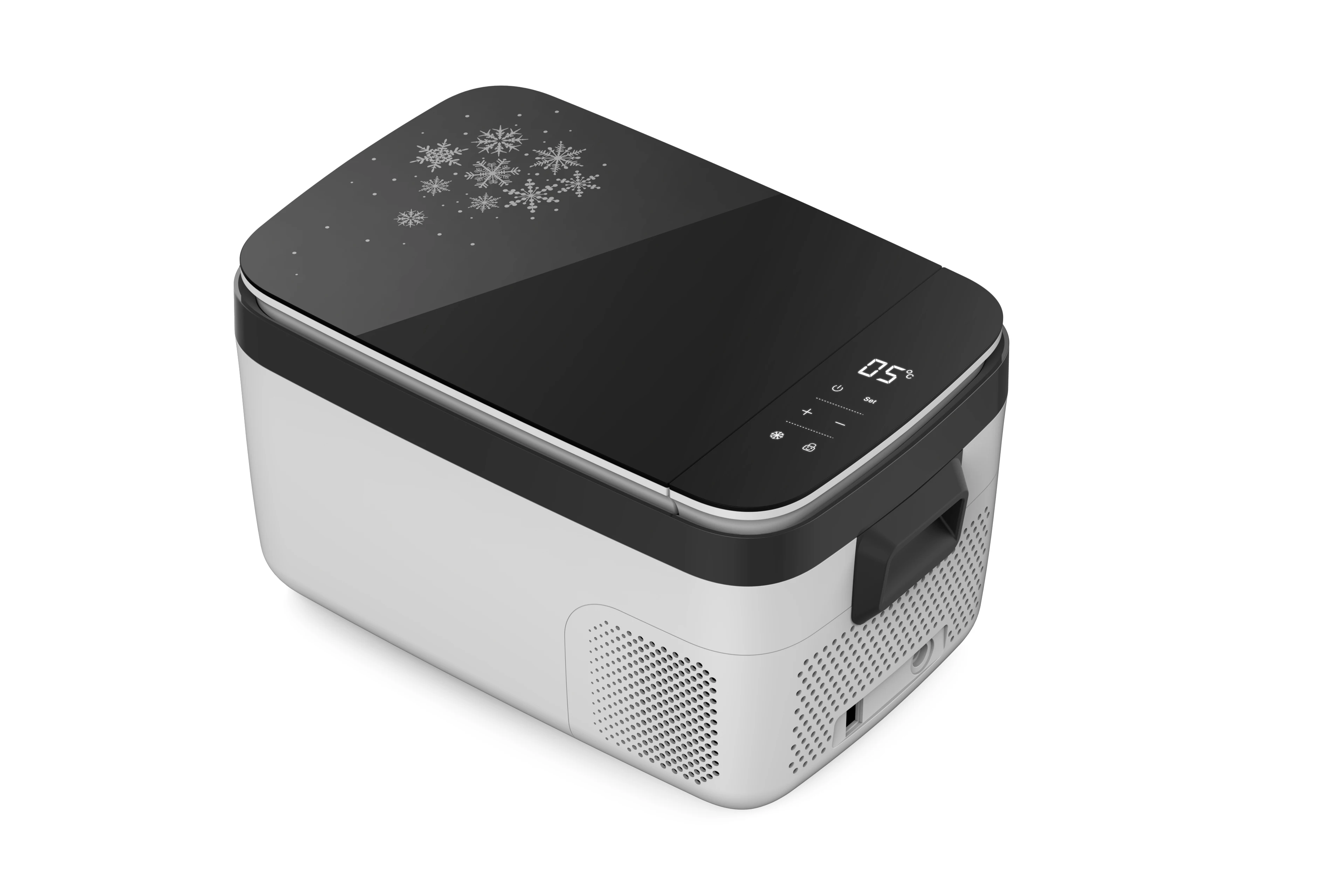 4L Mini Car Refrigerator With Compressor 12 / 24V Portable Box Refrigerator For Car