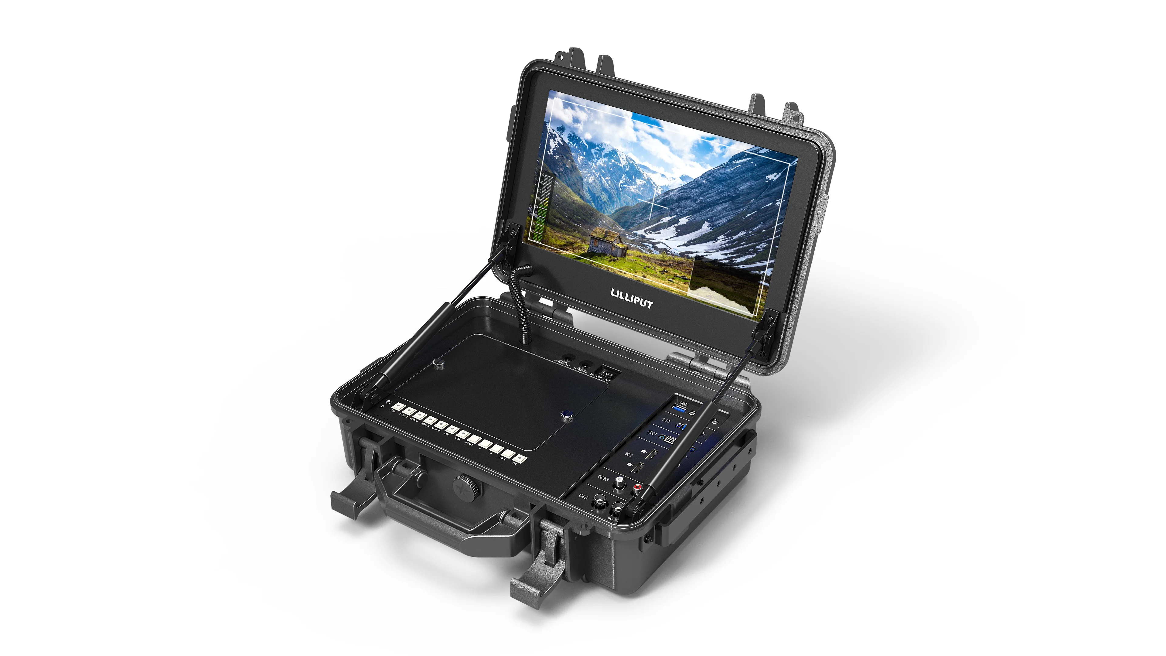 3G SDI Carry-On Broadcast Director Monitor 4K Portable Film Production Monitor Waterproof broadcast monitor