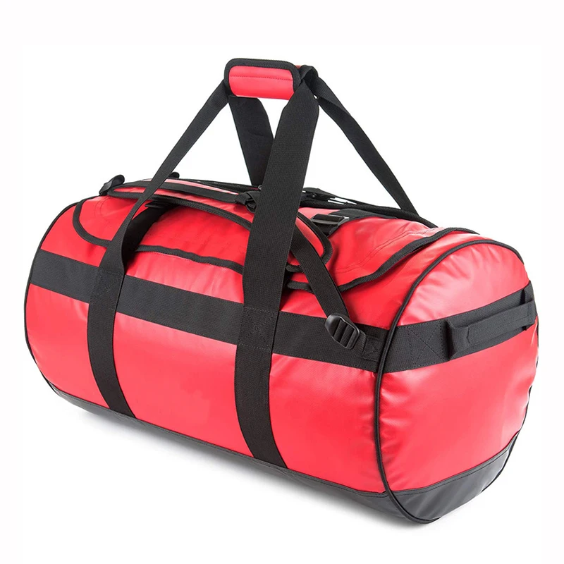 Custom travel bags mens women Yellow Yoga gym tote Travel Duffel sports bag With Shoe Compartment