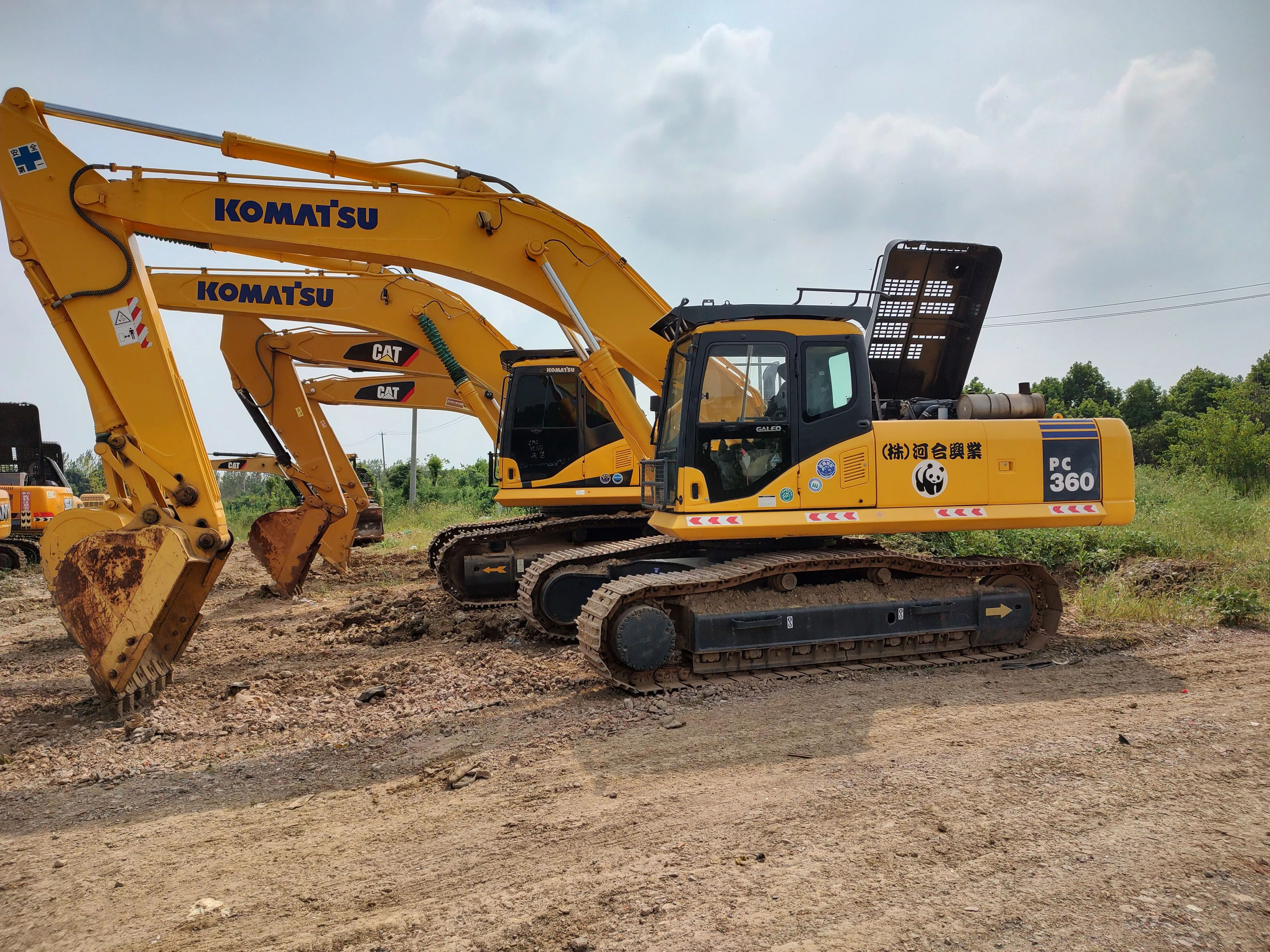 Импорт ПК Подержанный 300 Komatsu 360 час 400 450 большой экскаватор