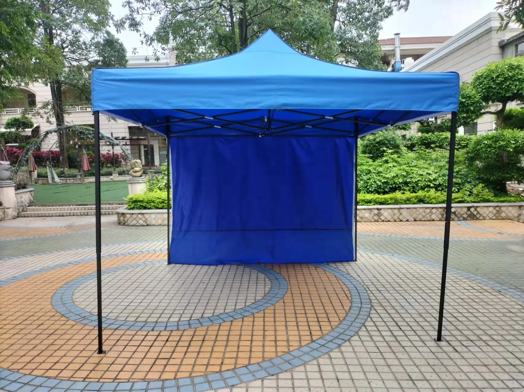 250D Oxford pop up gazebo easy to operate durable folding Gazebo Steel 3X3 tent