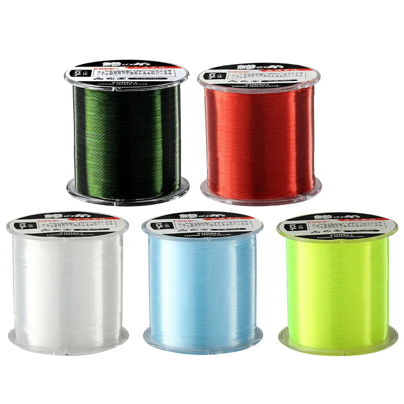 Soft And Smooth Nylon Fishing Line 500m Super Smooth Coating Surface Cost-effective
