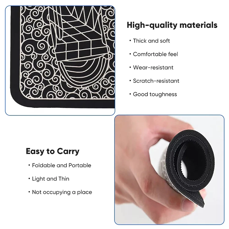Electric Vibrating Acupressure Magnetic Insoles for Feet Massage Foot Massage Mat Foot Ems Foot Massager Pad