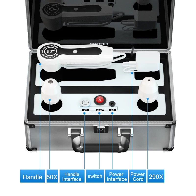 Portable Facial Skin Test Scanner Analyzer Equipment Hair Skin Analyzer Machine For