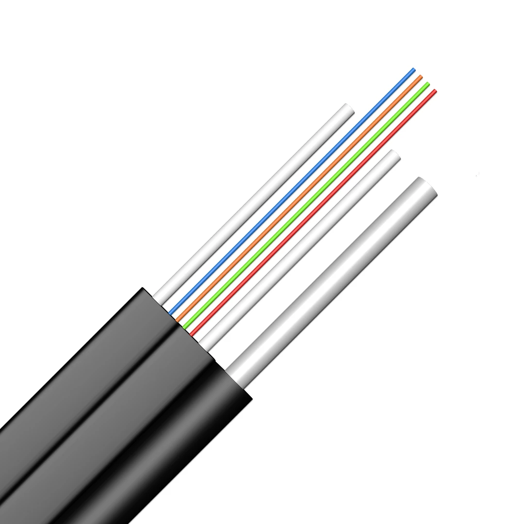 Наружная антенна плоский FTTH волоконно-оптический кабель 2Core 4 ядра с