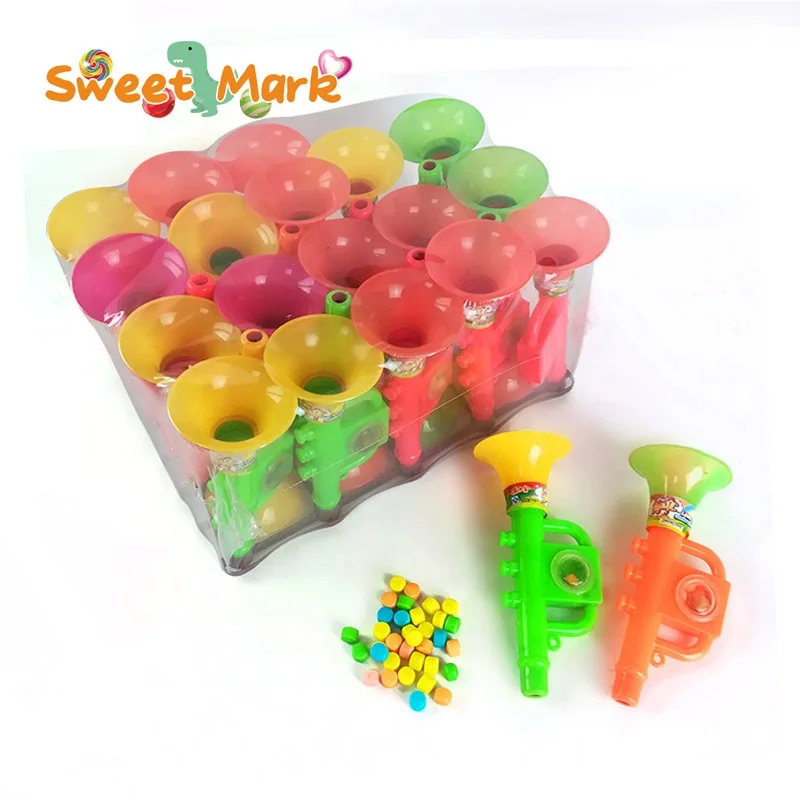 Plastic Trumpet Toy Candy Halal Sweet Fruit Flavor Candy Kid Candy Toy