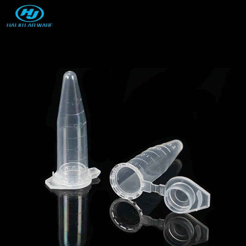 HAIJU LAB Cheap Price Plastic Microcentrifuge Tube 1.5ml With Connect Lid