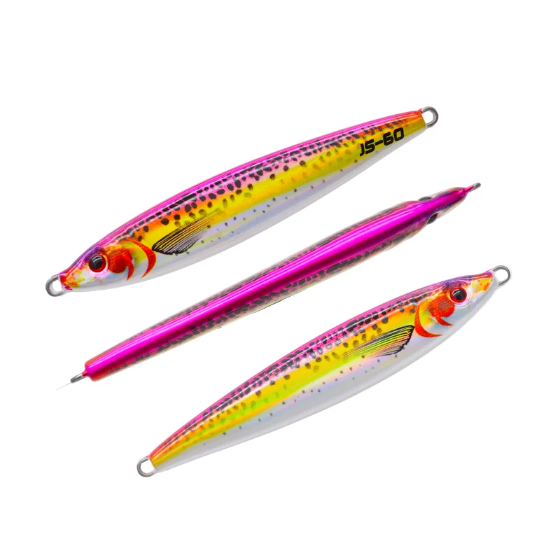 JIGGINGSOUL-RTS315-JSg30g 3D printed lead fishing lure Wholesale Mackerel  Saltwater Fishing Vertical Jig Barracuda speed jig