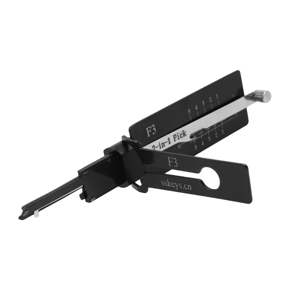 Residential lock pick set Opening&Reading Tool Locksmith tools F3 lishi 2-in-1 SS306