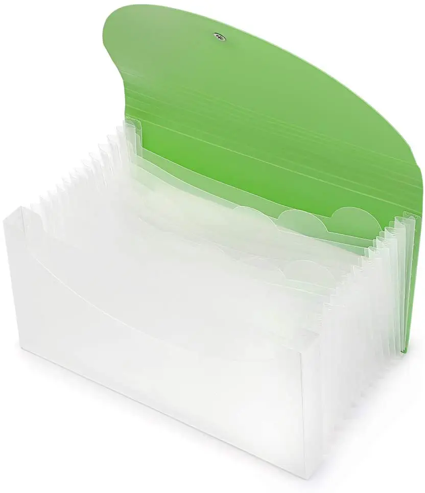 Oem Stationery Products Pp Material A4 Document Lever Arch File Organizer Bags Expanding File Folder