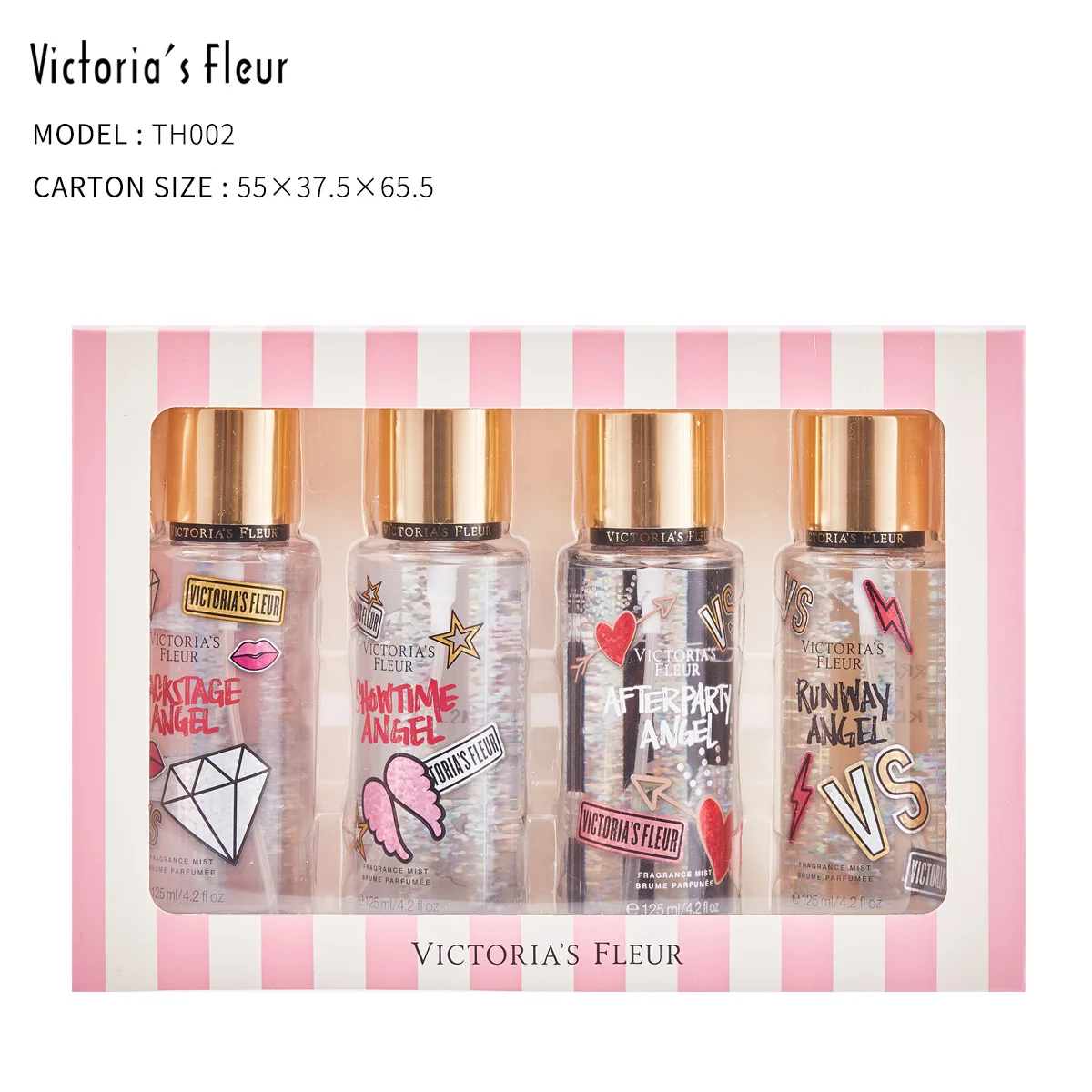 Factory Hot Selling Body Spray Organic Perfume Deodorant Spray Gift Box Set