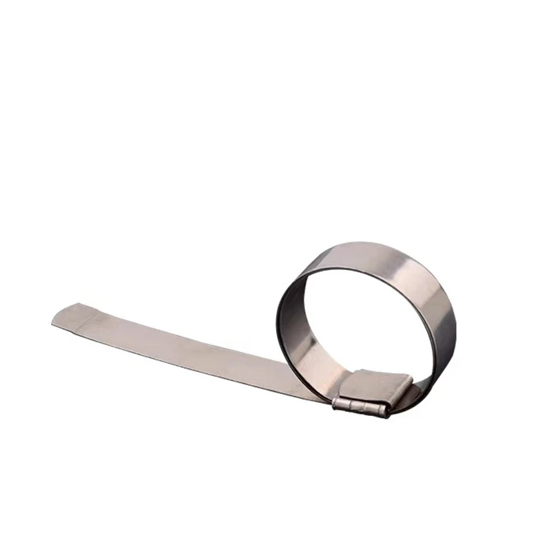 Quick Install Smoke Tubing Throat Hoop Belt Pull Strap Clamp