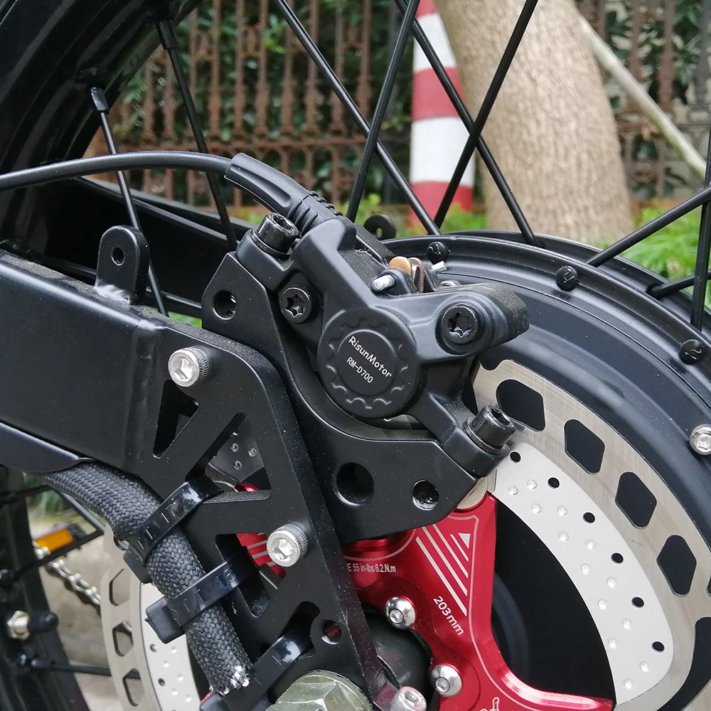  Гидравлический дисковый тормоз RisunMotor D700 (может отключить питание) для комплектов двигателей Bafang со средним приводом BBS01 BBS02