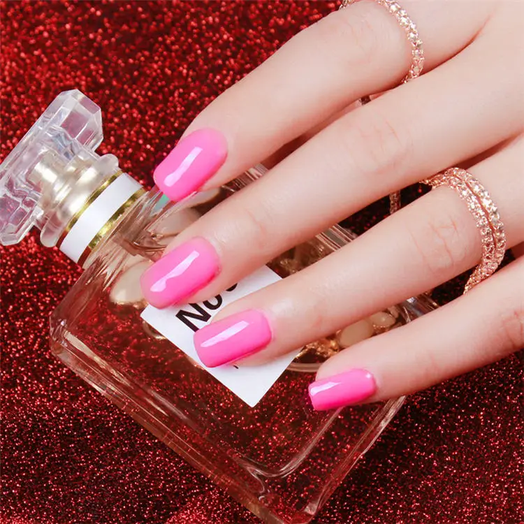 Amazon hot sale glitter environmental protection personificado glitter nails uv colors nail gel polish