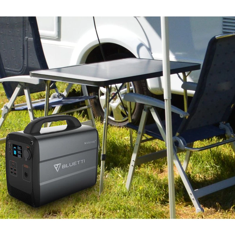 AC power bank with DC/Typec/USB outlet  lithium battery charging station solar energy storage generator system