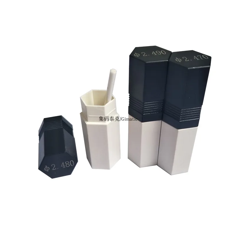 Ceramic pin gauge precision metric measuring pin gauges pin thickness check hole gauge ceramic go and nogo