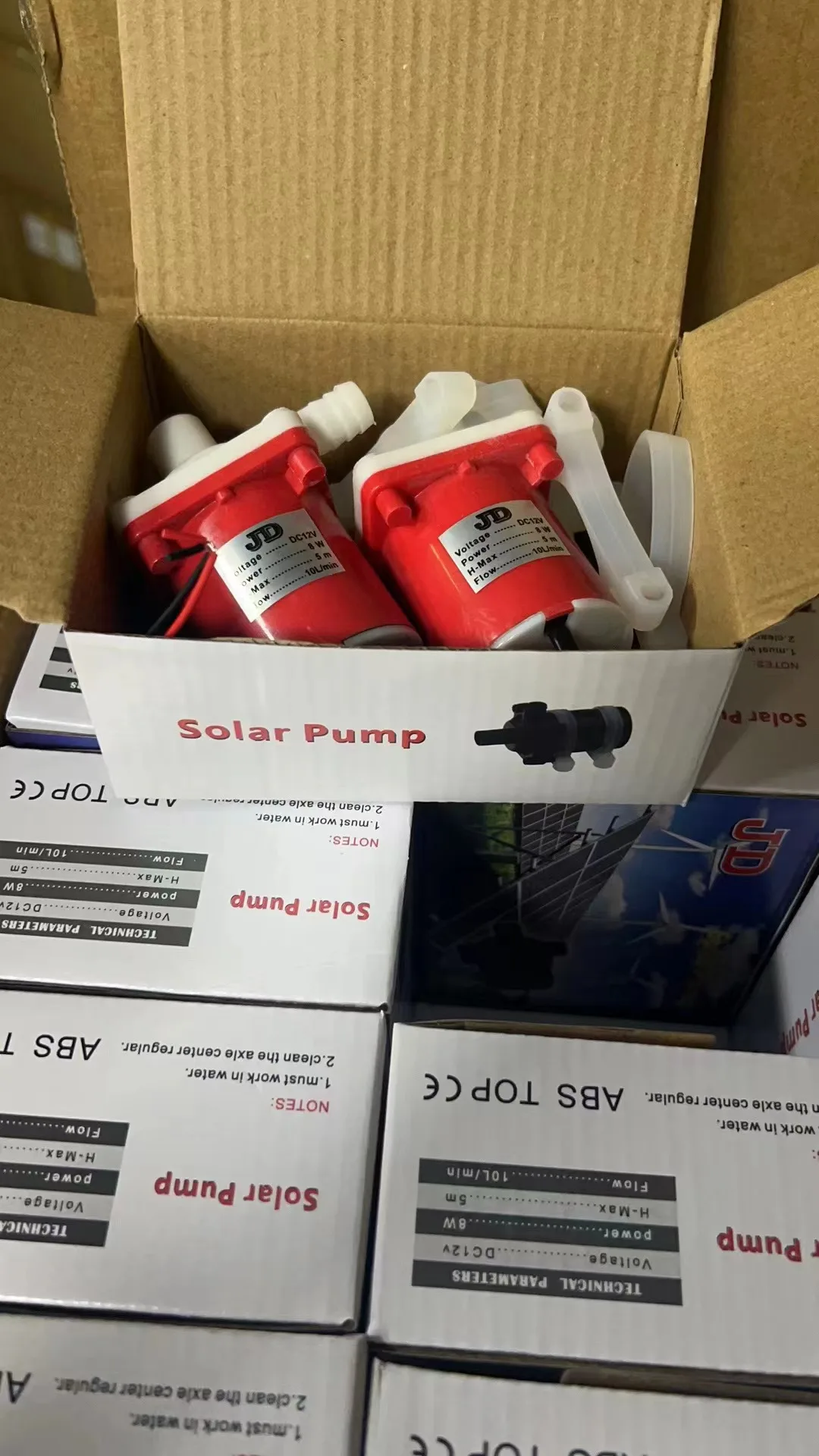 DL dc pump are exported to Afghanistan 12v/24v 8w 5m 12v pump