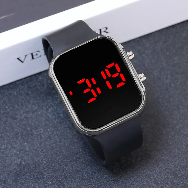 Sports Watch For Women And Men Electronic LED Digital Fashion Casual Simple Silicone Female Watch