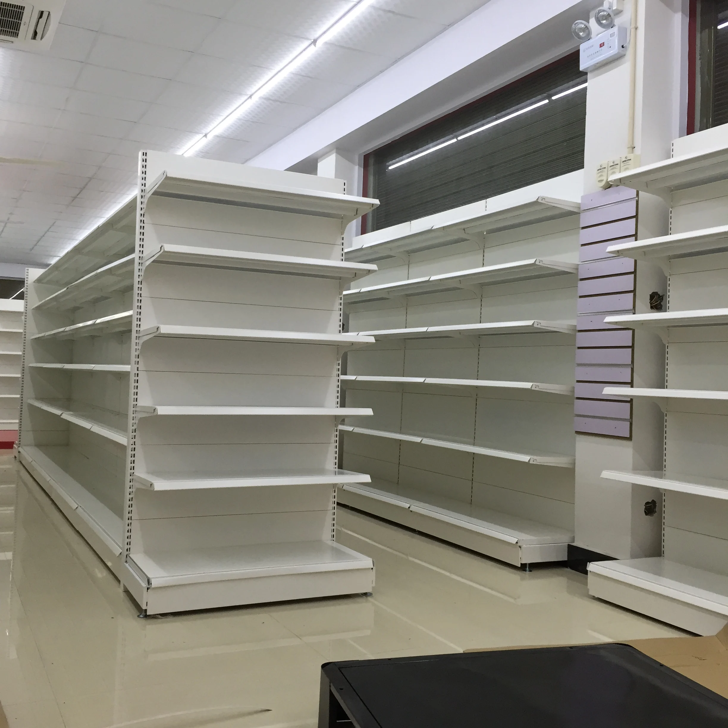 Organizer Wire Rack Chewing Gum Rack for Supermarket 5 Shelf Shelving Metal Black White Metallic Light Duty Store Layer Style