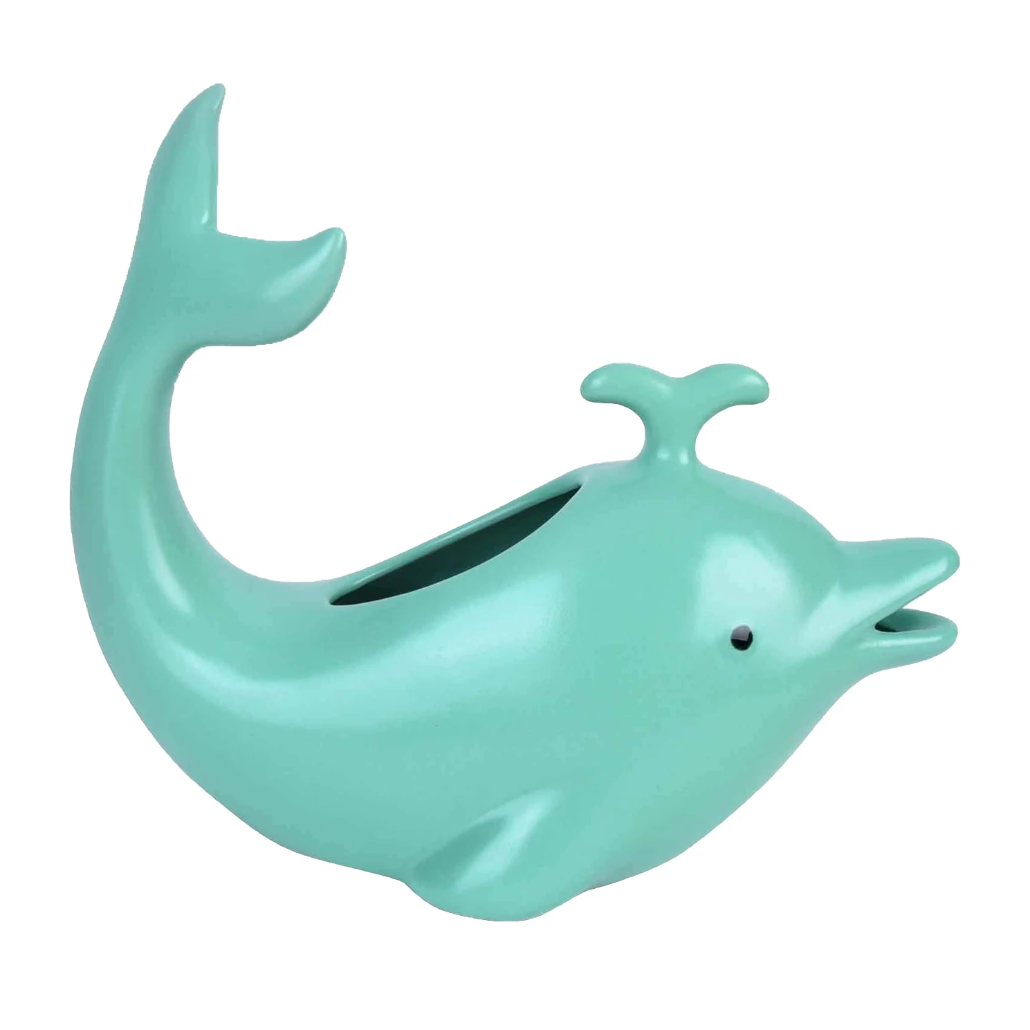 Custom Wholesale Ceramic Animal Shaped Gravy Boat Funny Novelty Whale Gravy Sauce Boat with Handle