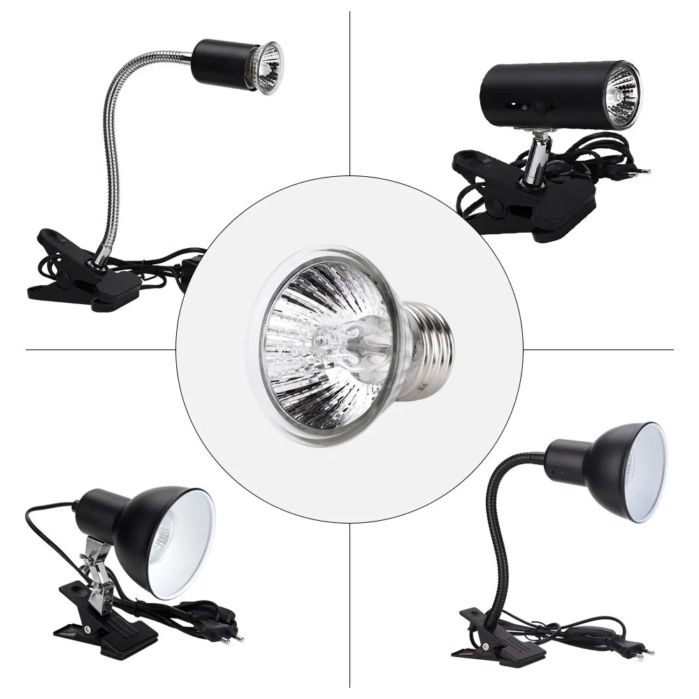 Hot Reptile Lamp 25/50/75W UVA+UVB 3.0 Pet Heat Lamp Bulb Turtle Basking UV Light Bulbs Amphibians Lizards Temperature Control