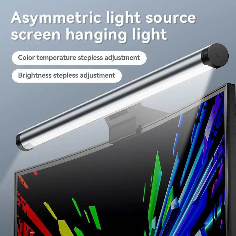 Portable Laptop Usb Curved Smart Screen Lighting Led Lamp Under PC Computer Monitor Light Bar With Remote Control