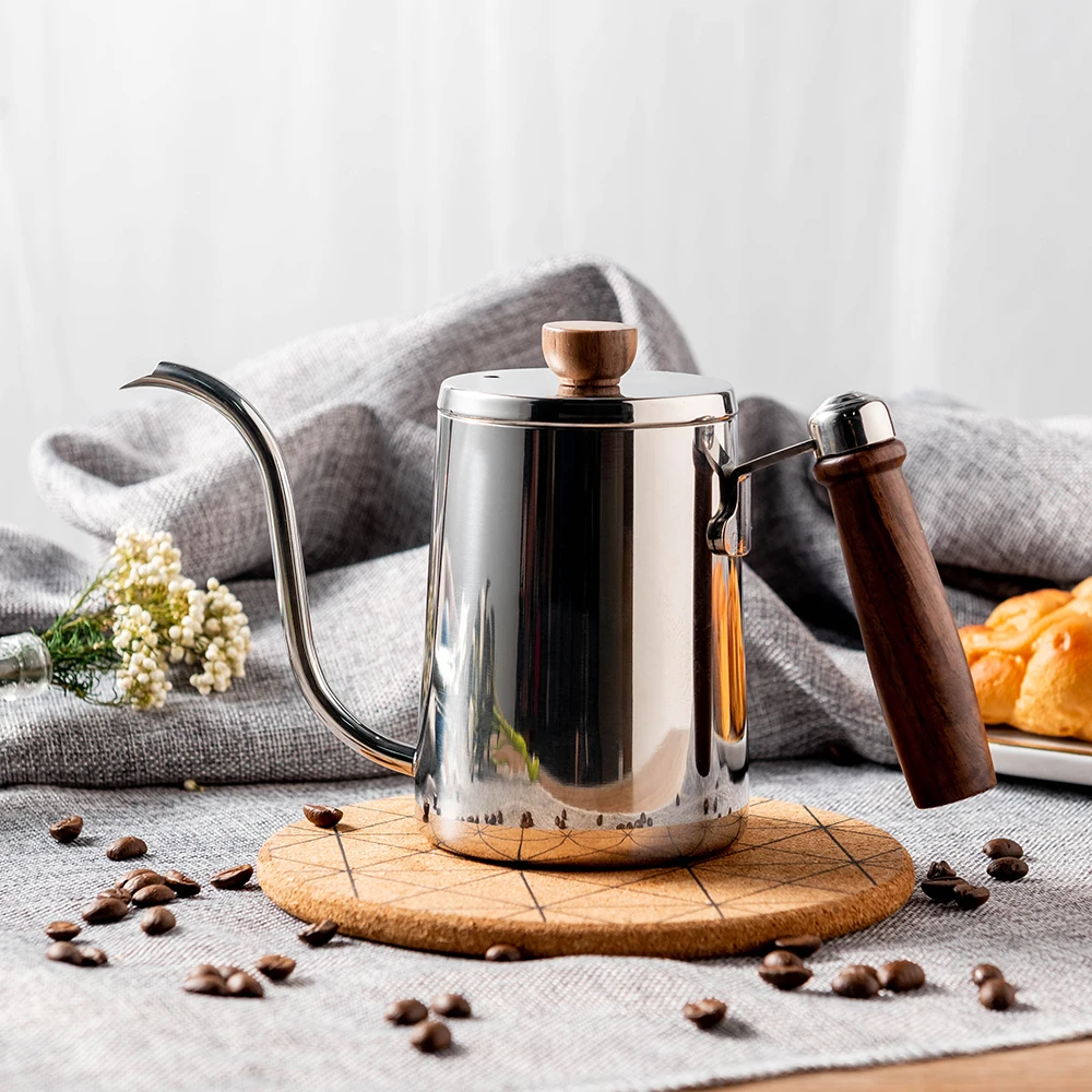 Pour Over Coffee and Tea Kettle - Gooseneck Teapot with optimal Pour Spout suit for coffee beginner