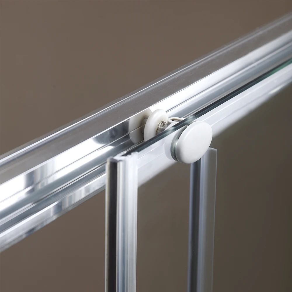 Hot sales Made in China Good quality Tempered Glass Frameless style sliding shower door