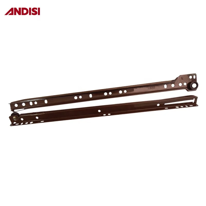 Modern Furniture drawer sliding rail White brown black fgv powder coated roller slides