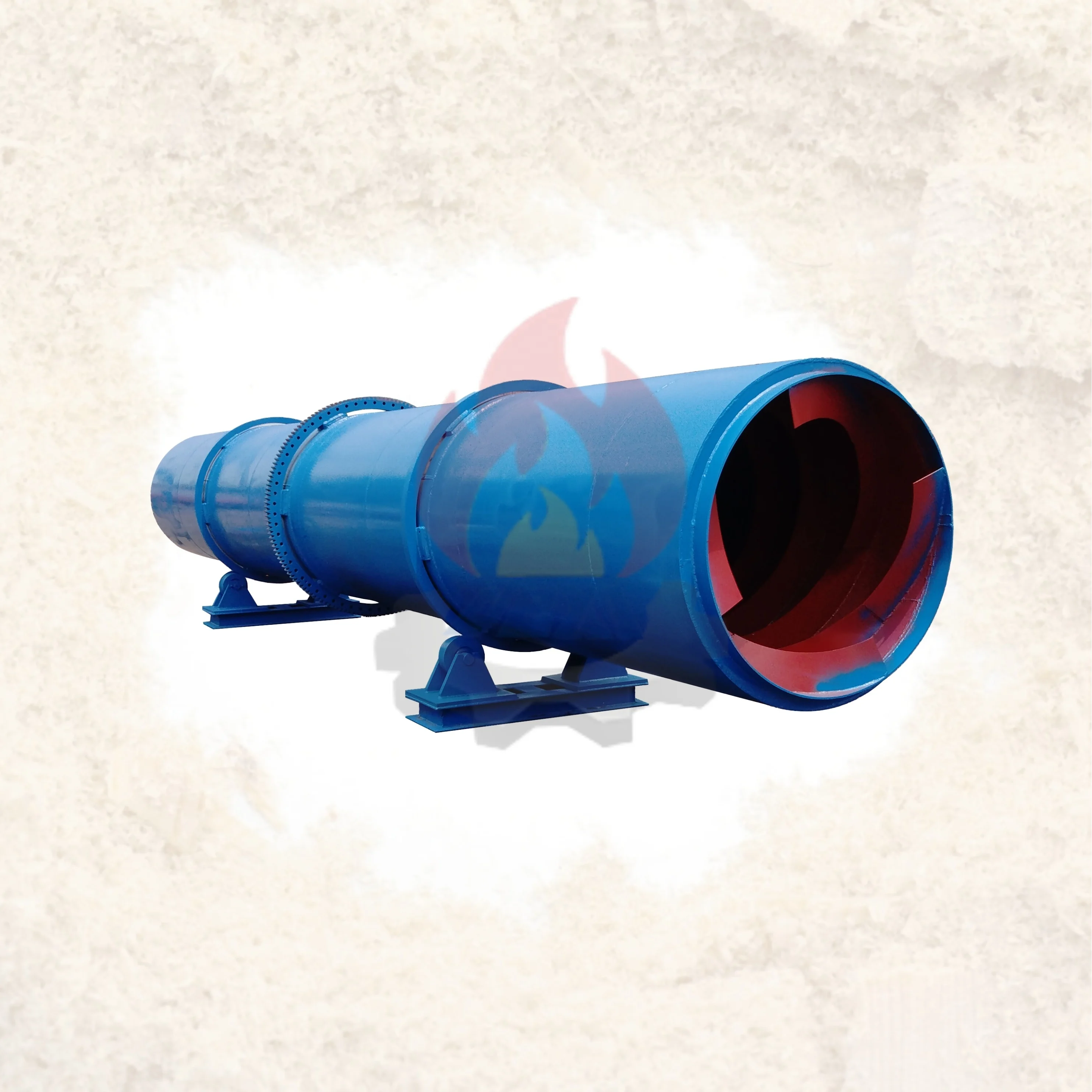 1000 kg/H Biomass Straw Grass Drying Machine Wood Chips Shaving Sawdust Sawdust Drum Dryer Machine Price