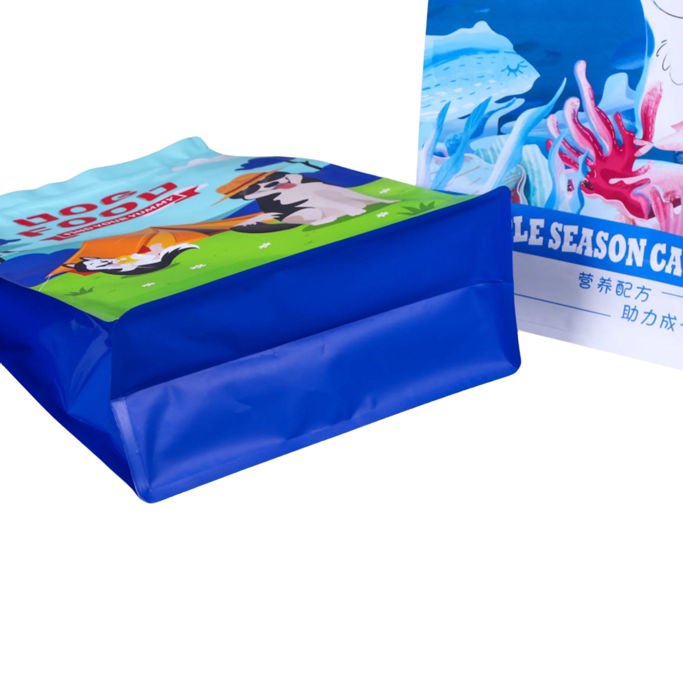 Digital Printing logo 1lb Resealable Mylar Pouch Stand Up Zipper top Plastic Packaging Bags For Pet Dog Cat Treats Food