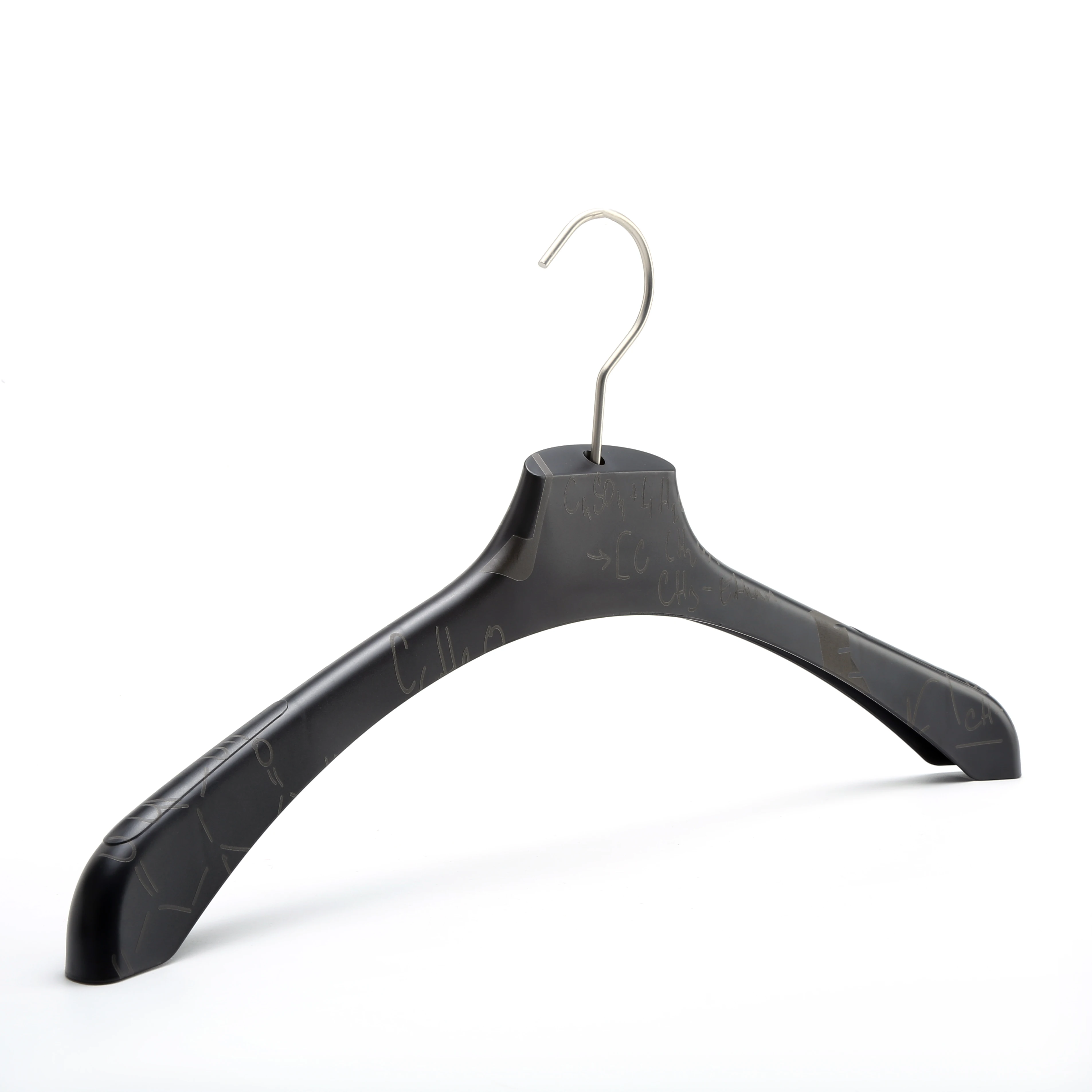 Brand clothing store hot selling hanger Logo customization Abs Plastic Hanger Classic fashion Color spray painting pant hanger