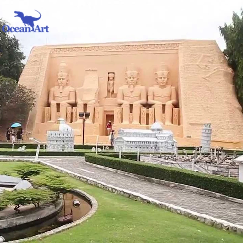 mini world park taj mahal miniature building simulation