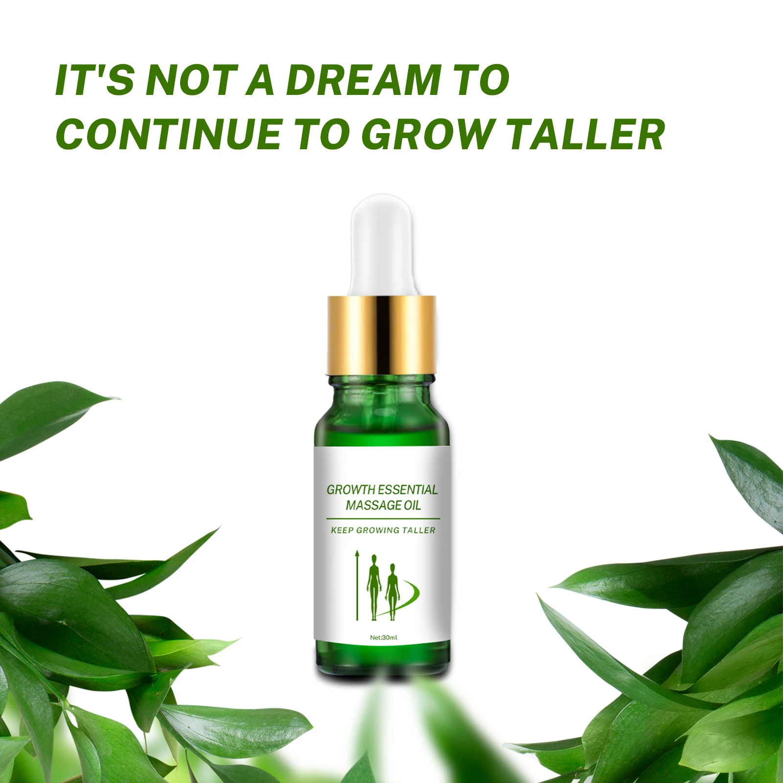 Strong Effective Body Grow Taller Increase Height Soothing Foot Body Care Promote Bone Growth Massage Oil
