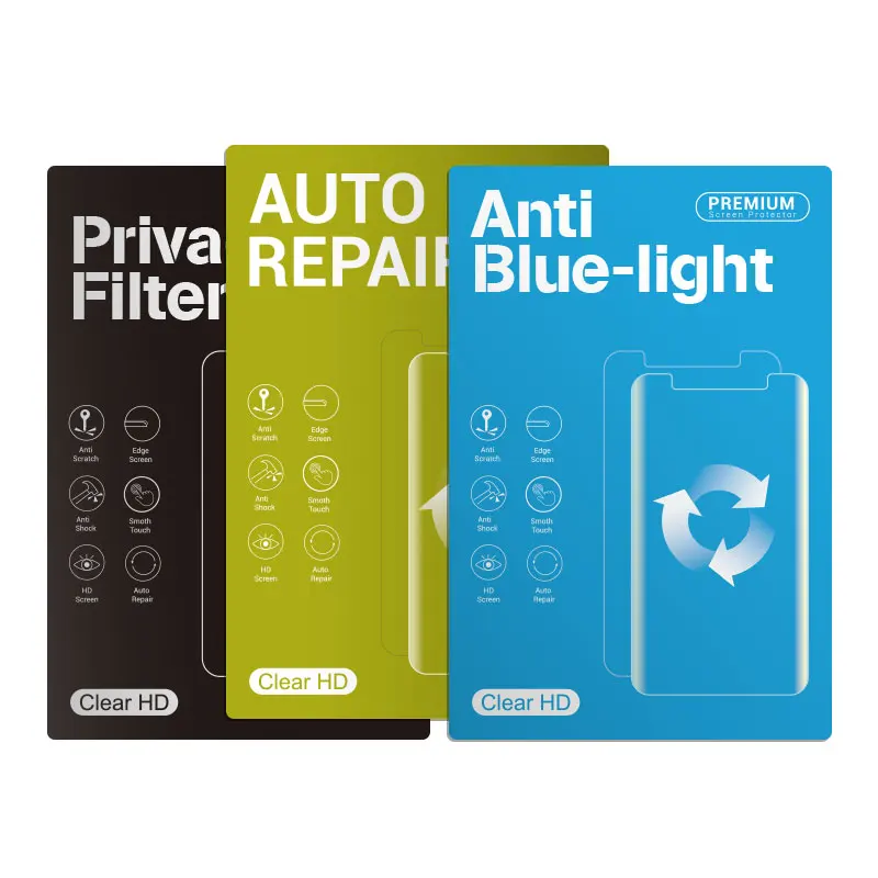 Customized Fully Automatic Mobile Phone Screen Protector Cutting Tpu Hydrogel Film Skin Sticker Cut Plotter Machine